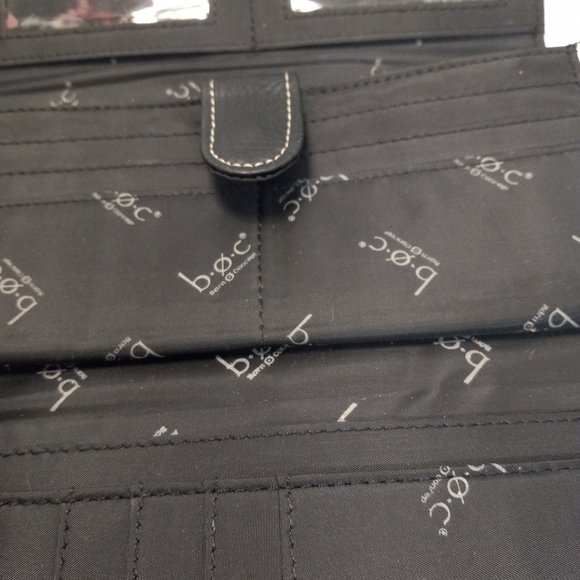 Boc Born Concept Wallet Womans Black & White trifold - Picture 6 of 8